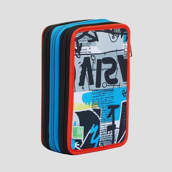 Immagine di Astuccio 3 Zip Sj Gang Speedled Boy