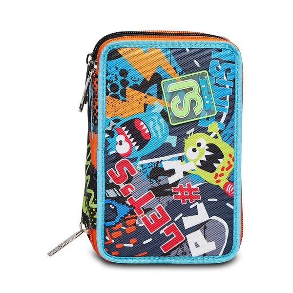 Immagine di Astuccio 3 Zip Sj Gang Rushpack