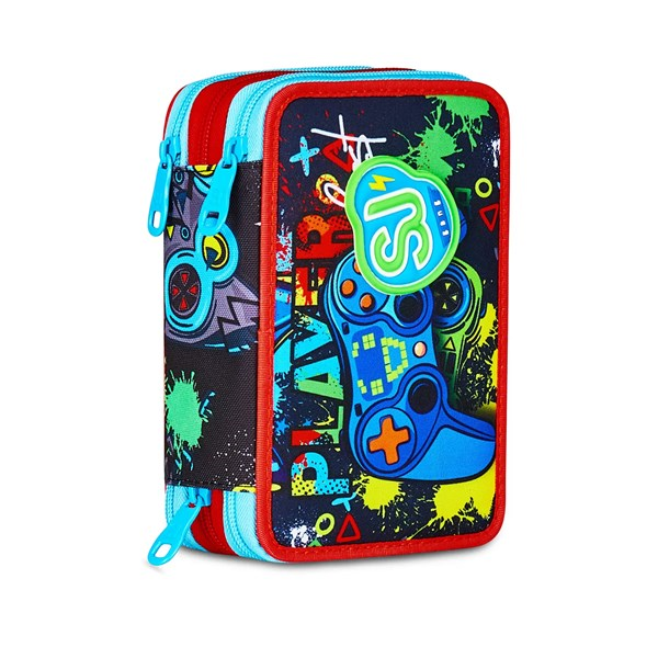 Immagine di Astuccio 3 Zip Sj Gang Game-Led Boy