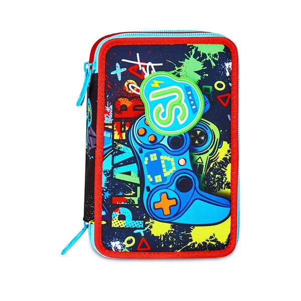 Immagine di Astuccio 3 Zip Sj Gang Game-Led Boy
