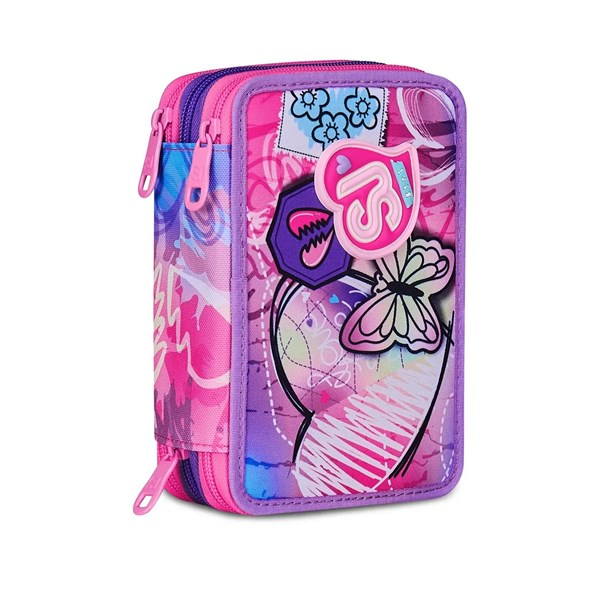 Immagine di Astuccio 3 Zip Sj Gang Tinypatch Girl