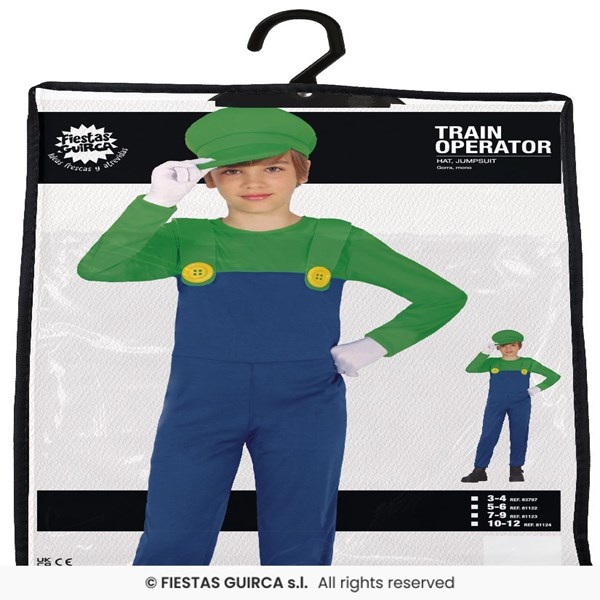 Immagine di GREEN TRAIN DRIVER, INFANTILE, 5 – 6 ANNI