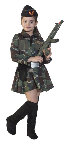 Immagine di Costume Soldatessa Bambina 9/10 Anni