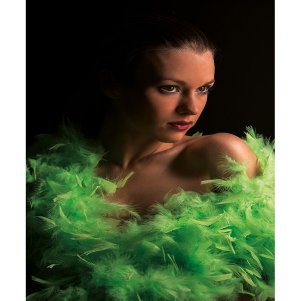Immagine di BOA DI PIUME L.CM.180 CA. VERDE FLUO (GR.40 CA.) I