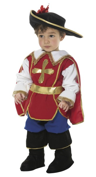 Immagine di Costume Moschettiere Baby 2/3 Anni