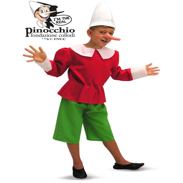 Immagine di COSTUME PINOCCHIO BIMBO TG.IV IN BUSTA C/GANCIO