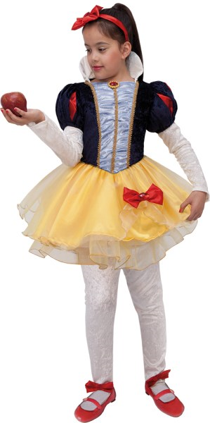Immagine di Costume Biancaneve Bambina 3/4 Anni