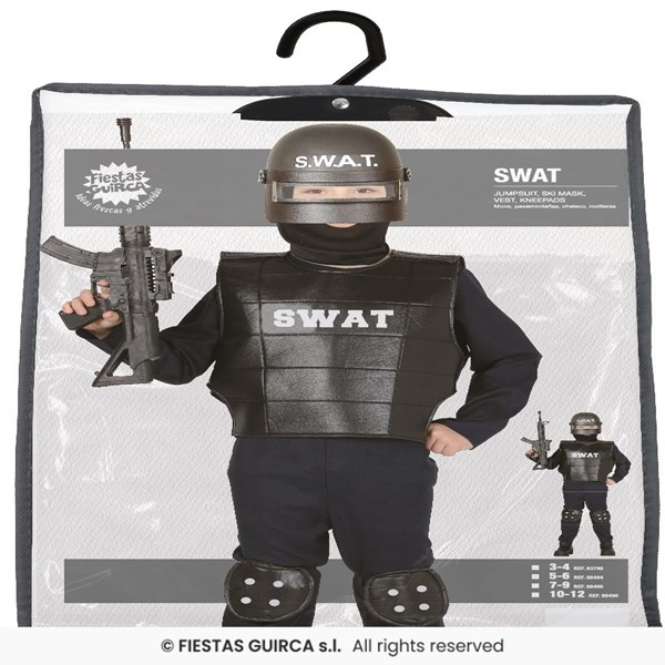 Immagine di POLIZIOTTO SWAT, BAMBINO, 3 - 4 ANNI