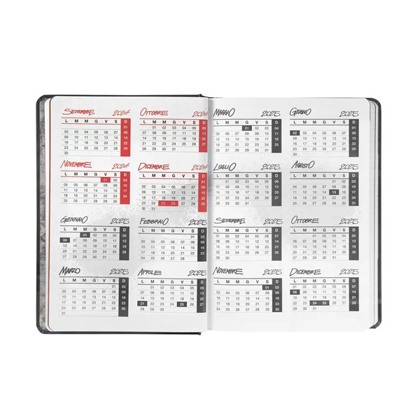 Immagine di AGENDA 16M MEDIUM PROPAGANDA BLACK