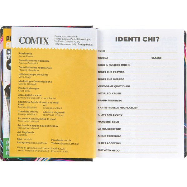 Immagine di AGENDA COMIX 16M MINI SWIRLS