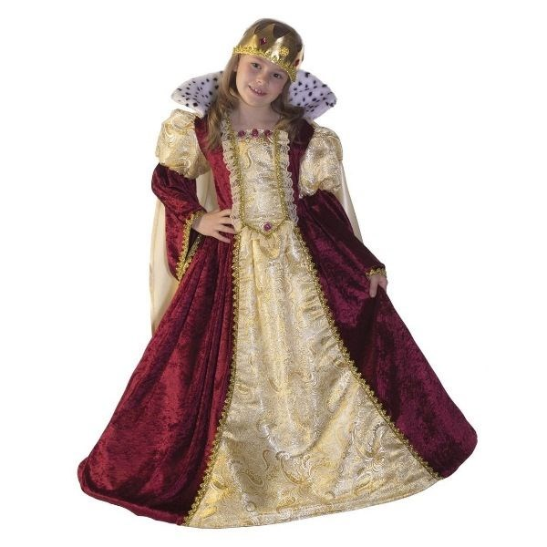 Immagine di Costume Queen Isabel Bambina 7/8 Anni