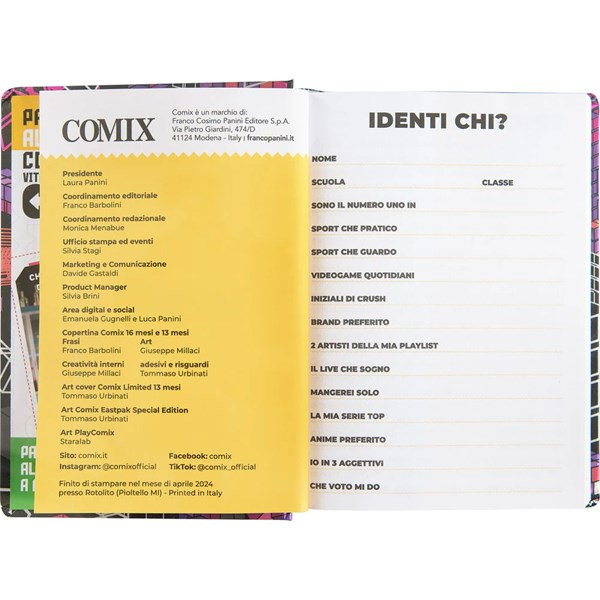 Immagine di DIARIO 13M STD COMIX FLASH PINK