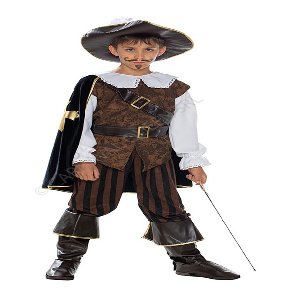 Immagine di Costume D'Artagnan Bambino 3/4 Anni