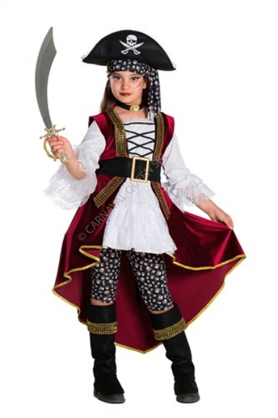 Immagine di Costume Lady Corsara Bambina 9/10 Anni