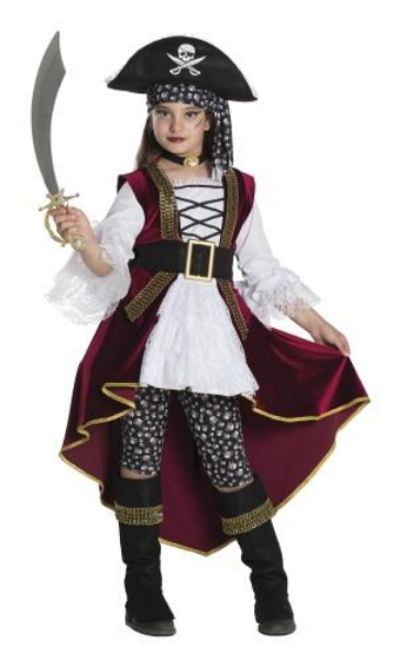 Immagine di Costume Lady Corsara Bambina 5/6 Anni