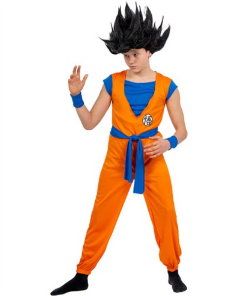 Immagine di COSTUME GUERRIERO MANGA TG.VI (8-9 ANNI) IN BUSTA