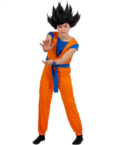 Immagine di COSTUME GUERRIERO MANGA TG.VIII (12-13 ANNI) IN BU