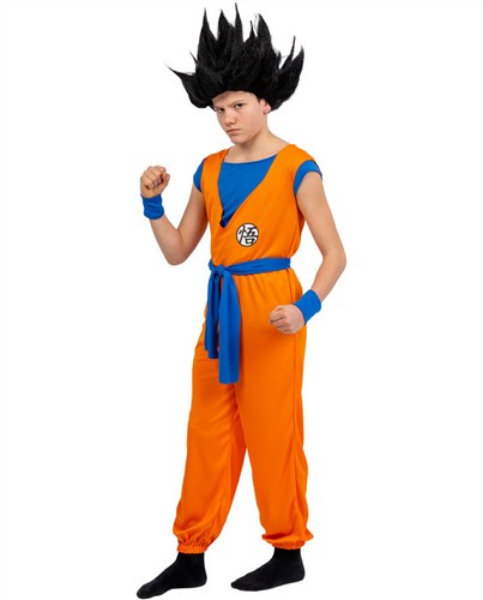 Immagine di COSTUME GUERRIERO MANGA TG.VIII (12-13 ANNI) IN BU