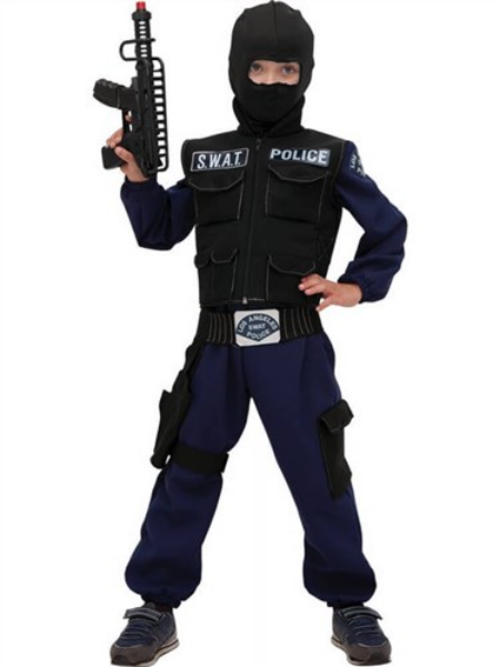 Immagine di Costume Squadra D'Assalto Bambino 11/12 Anni