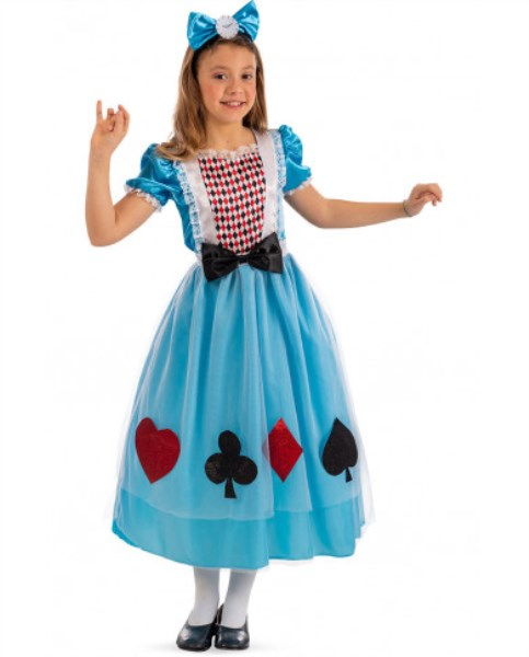 Immagine di COSTUME ALICE TG.VII (10-11 ANNI) IN BUSTA C/GANCI