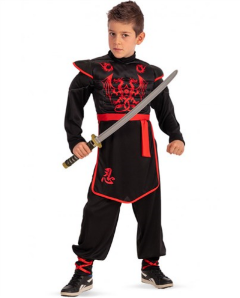 Immagine di COSTUME SAMURAI TG.VII (10-11 ANNI) IN BUSTA C/GAN