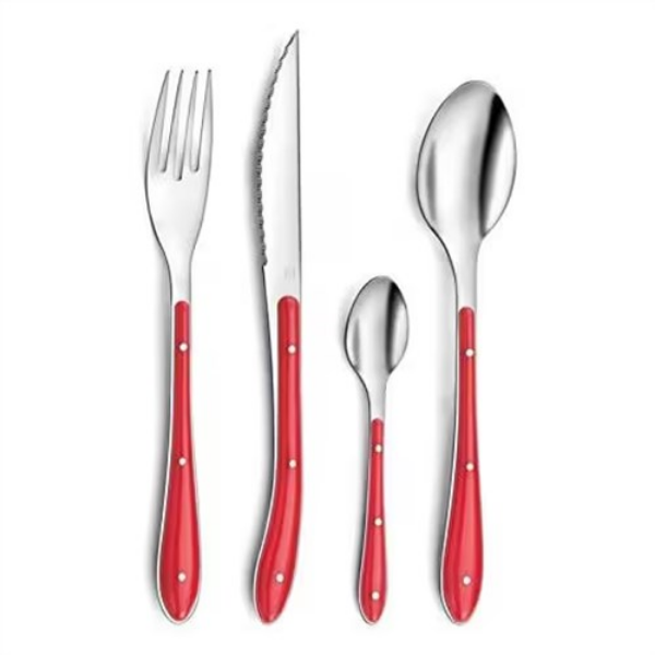 Immagine di SV POSATE 24PZ BISTRO ROSSO        